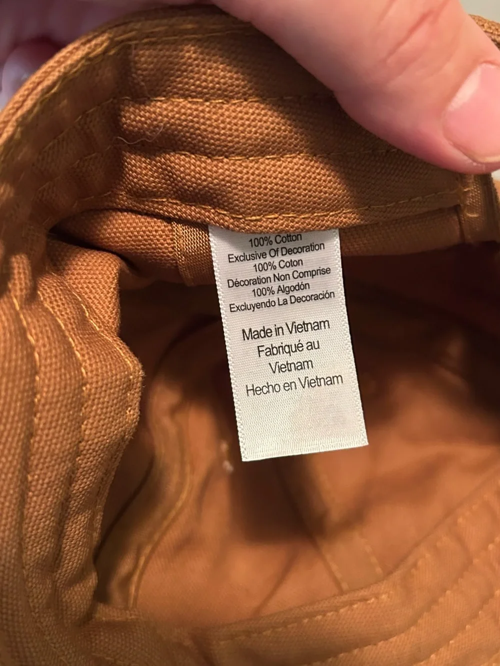 Carhartt Toddler Brown Canvas Workwear Cap